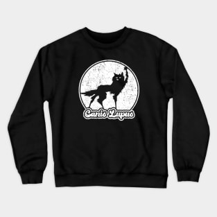 Fantastic Mr Fox - Wolf - Canis Lupus - Retro - Distressed Crewneck Sweatshirt